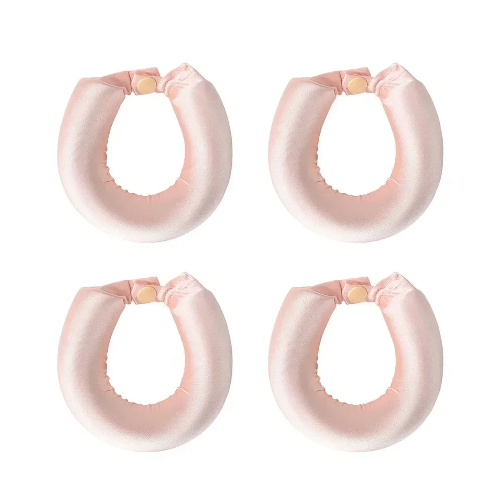 No Heat Hair Rollers Heatless Hair Curler Curling Rod Headband Satin Lazy Curls Soft Curlers Sleeping Flexi Rods Styling Tools