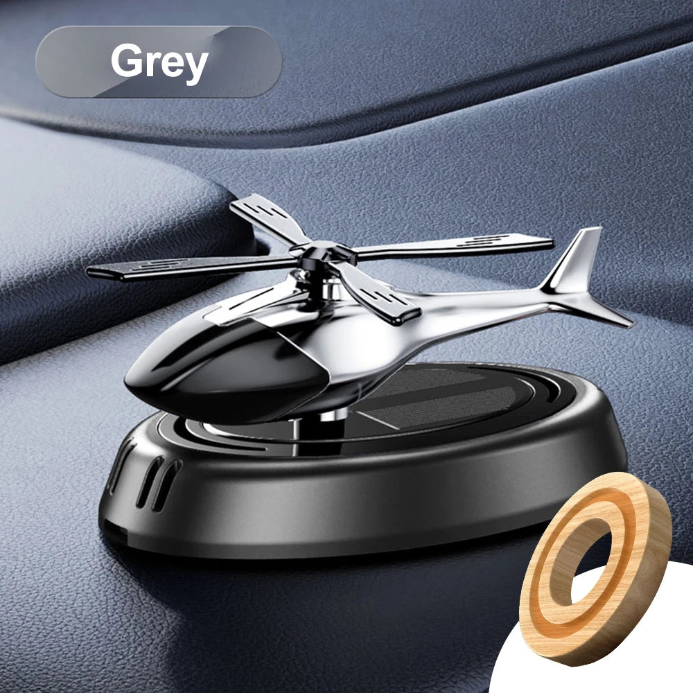 Car air freshener Solar Helicopter Styling Decorative Aromatherapy Car interior accessories Propeller rotary perfume diffuser