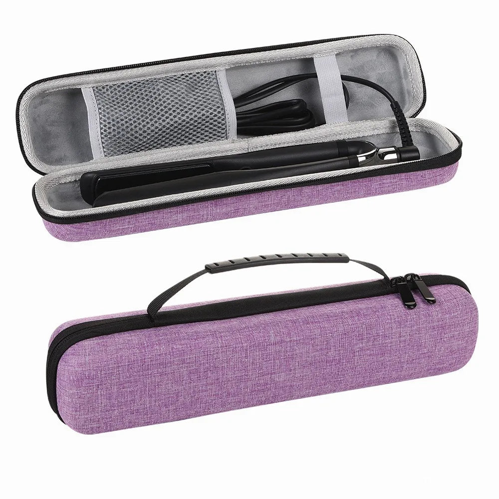 Curling Iron Travel Case Hard Carry Bag Straightener Curling Irons Styler Handle EVA Flat Cases Vacation Styling Accessories