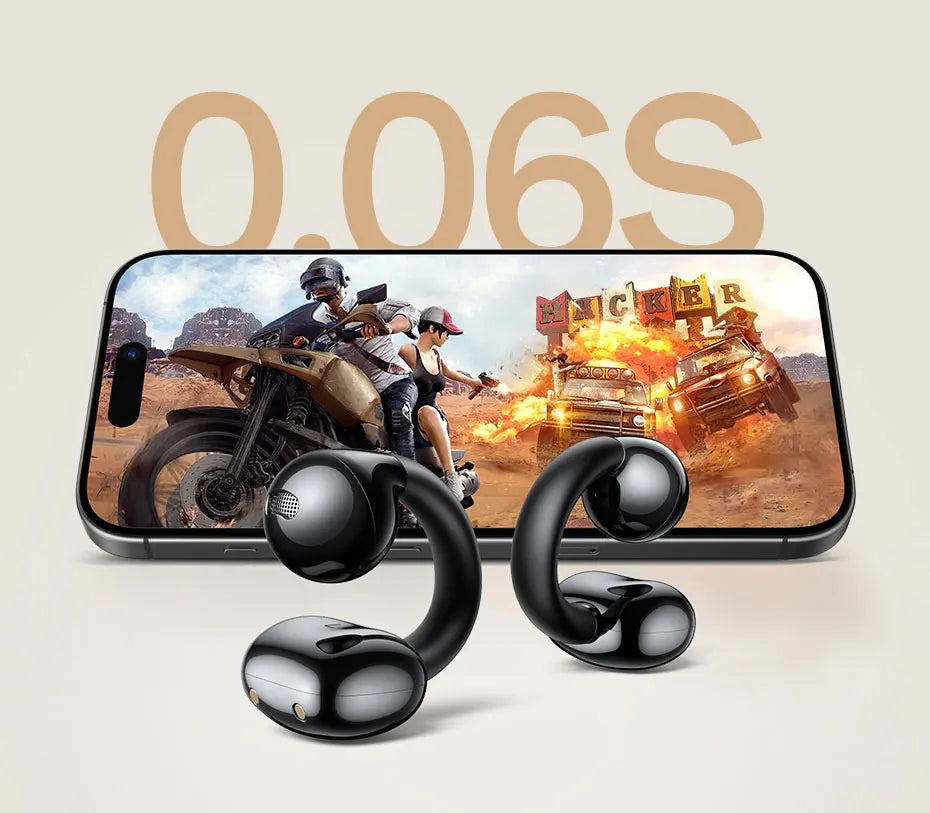 UGREEN HiTune S3 Open Ear Clip True Wireless Earbuds TWS Bluetooth Sports Earphones Headphones in Mic with Earhooks & Ear Hook