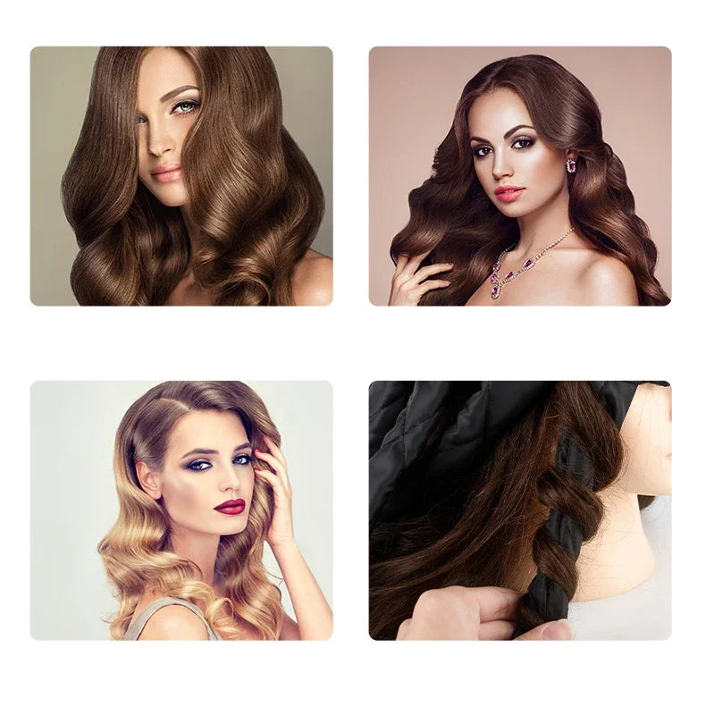 Octopus Curler Headband Nightcap Suitable for Long Hair Satin Non Thermal Curling Iron Adjustable Strap Styling Tools