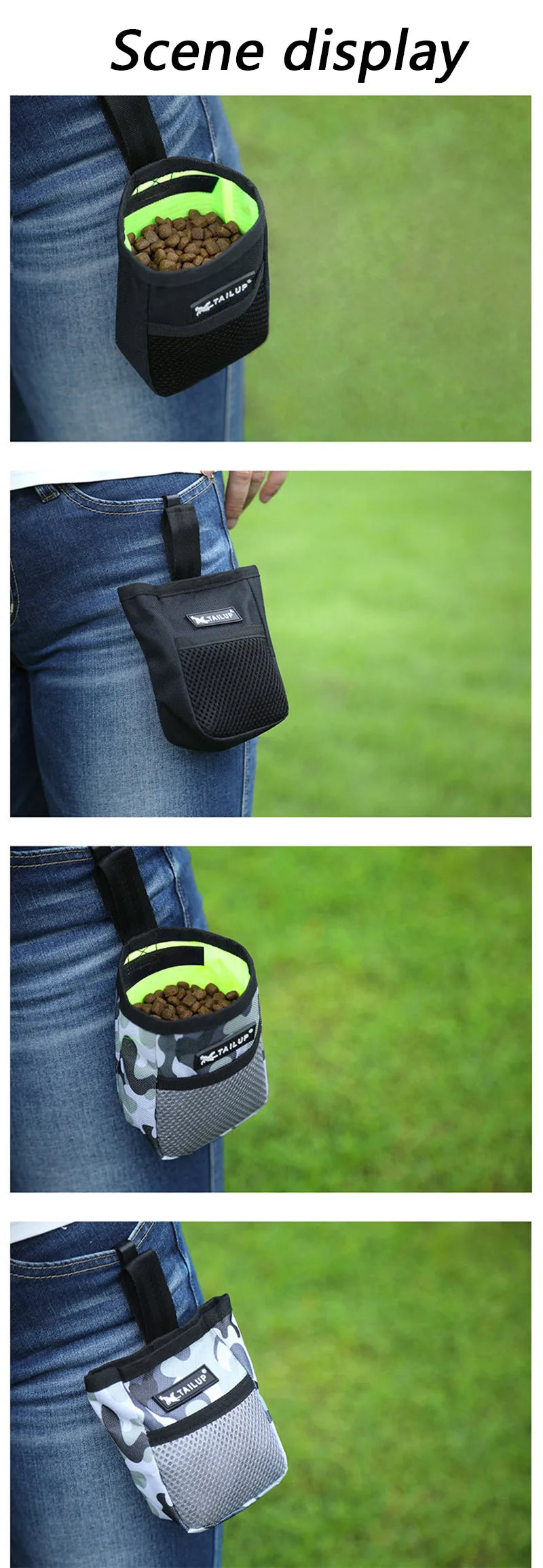 Mini Waist Bag Pet Dog Puppy Training Treat Snack Bait Pet Feed Obedience Agility Pouch Food Bag Pocket Snack Reward Waist Bag