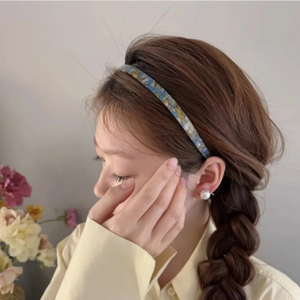 New Acetic Acid Headband Non-Clamping Ear Bone Hair Accessories For Women Fashion Sweet Hair Ornament Girls Hairband