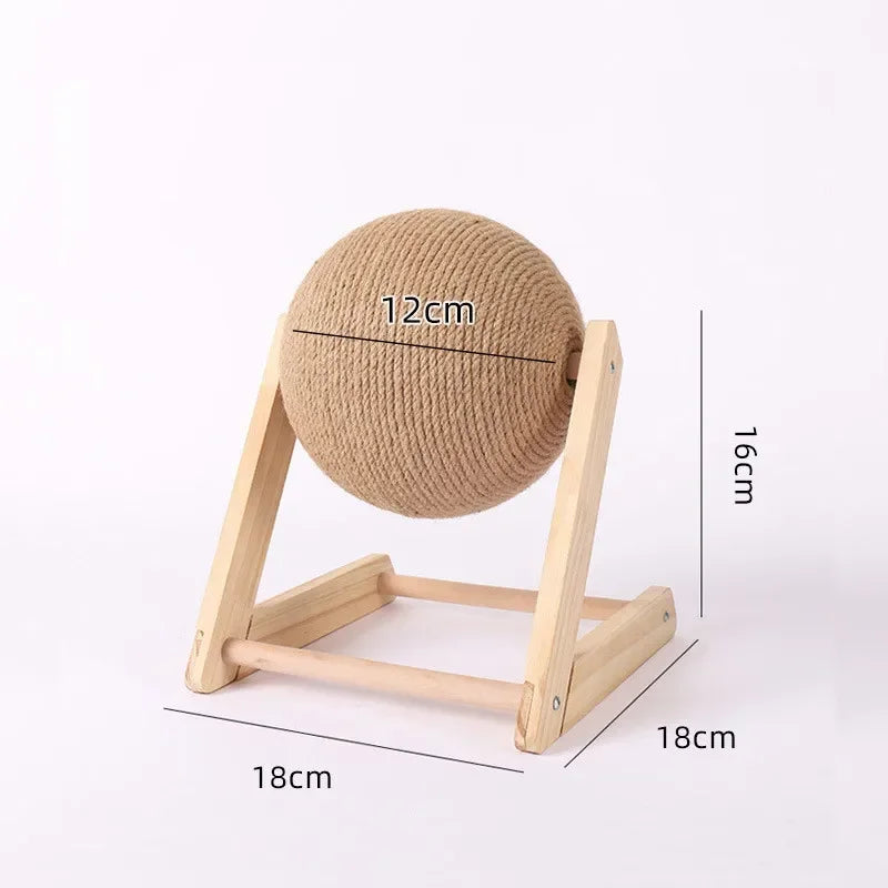 Cats Toy Cat Scratcher Sisal Rope Ball Kitten Interactive Grinding Paws Toys Scratch Board Pet Furniture Accessories Supplies