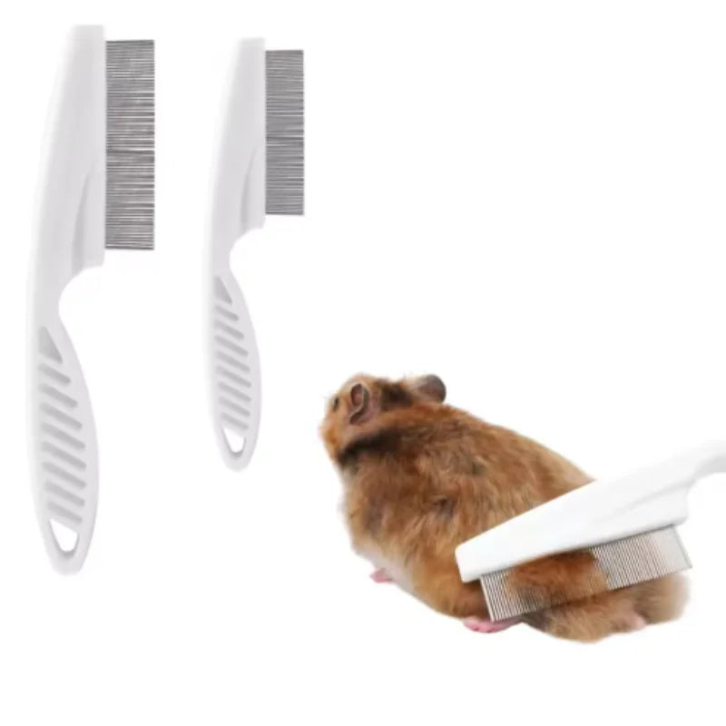 Pet Hair Shedding Comb Stainless Steel Flea Comb for Cat Dog Comfortable Pet Flea Hair Grooming Comb Dog Cat Fur Removal Brush