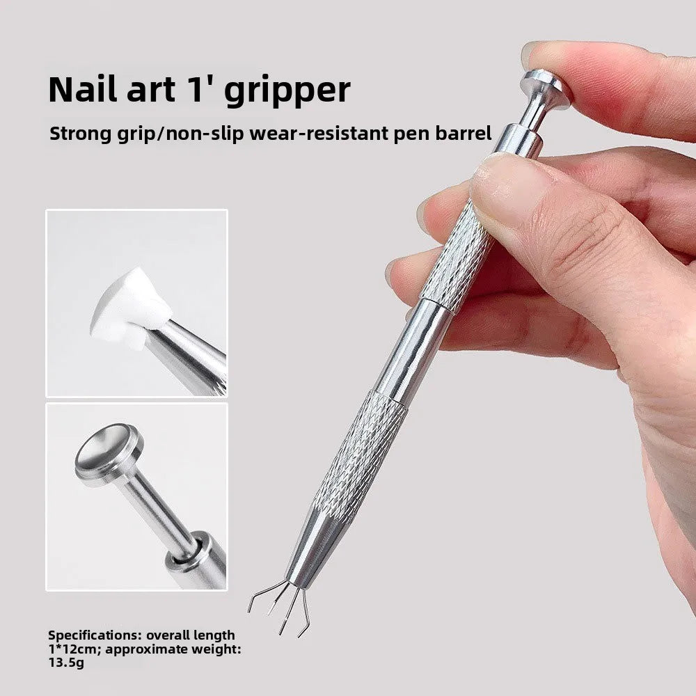 Sponge Gradient Nail Art Stamper Tools Gel Polish Gradient Sponge Brush Glitter Powder Dotting Pen For Manicure Tools