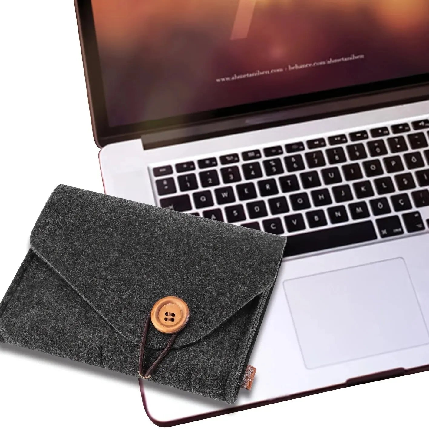 USB Travel Cable Organizer Electronic Power Adapter Case Storage Bag Felt Portable Electronic Accessories Storage Bag Portable