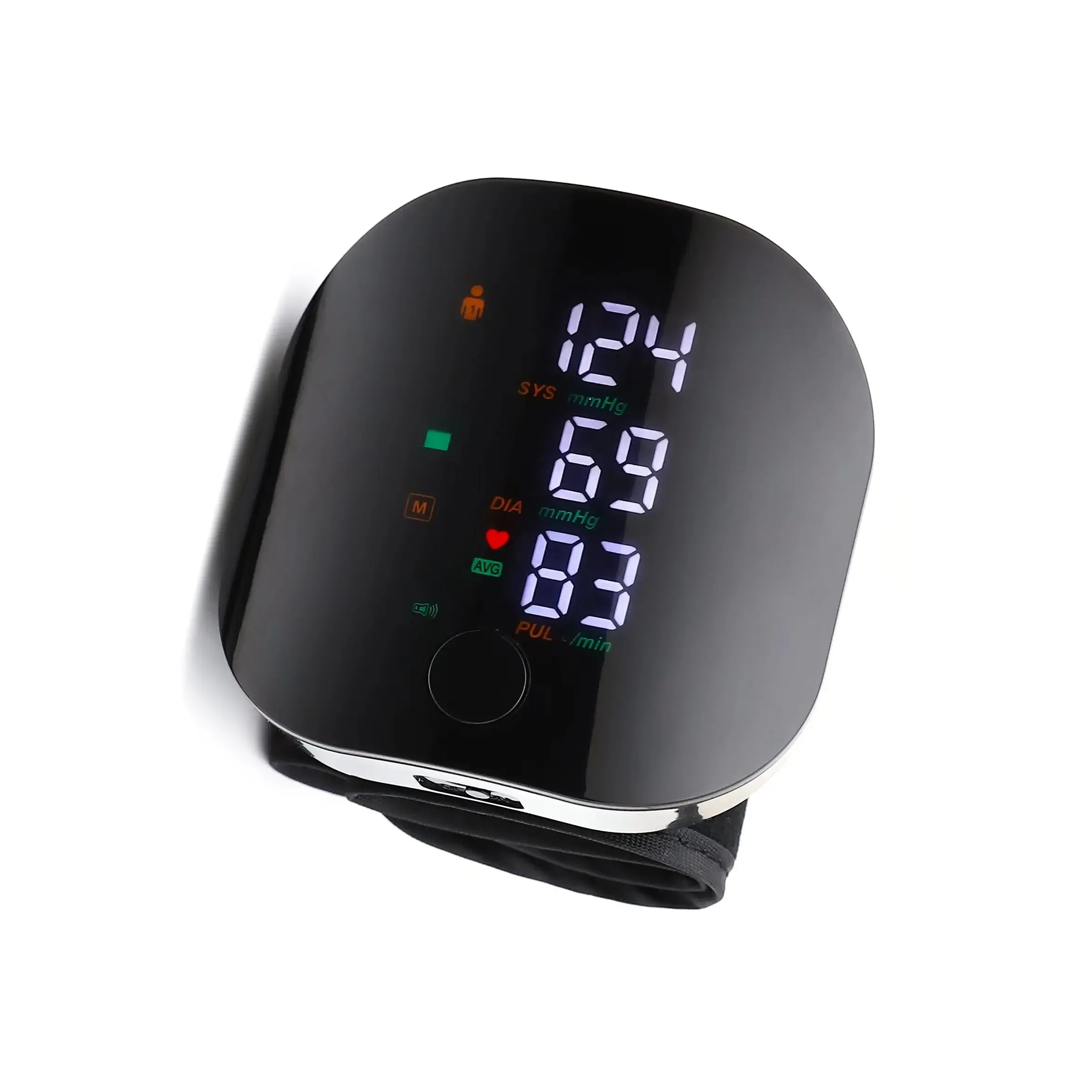 New Touch LED Rechargeable Blood Pressure Wrist Monitor