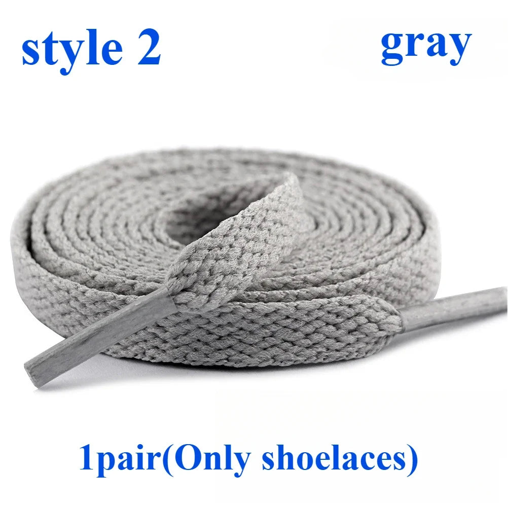 8mm No Tie Elastic Laces Without Tie Shoe Laces Press Lock Shoelaces Sneaker Elastic Lace Sneaker Kids Adult Flat Shoelace