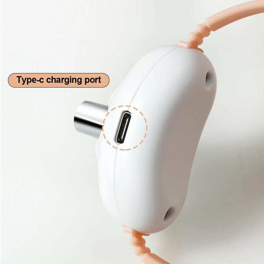 Smart Laser Cat-teasing Collar Laser Rechargeable Auto Infrared Interactive Pet Kitten Toys for Relieve Anxiety Pet Supplies