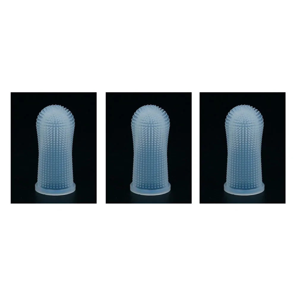 Cat Dog Super Soft Pet Finger Toothbrush Teeth Cleaning Bad Breath Care Nontoxic Silicone Toothbrush Tool Dog Cleaning Supplies