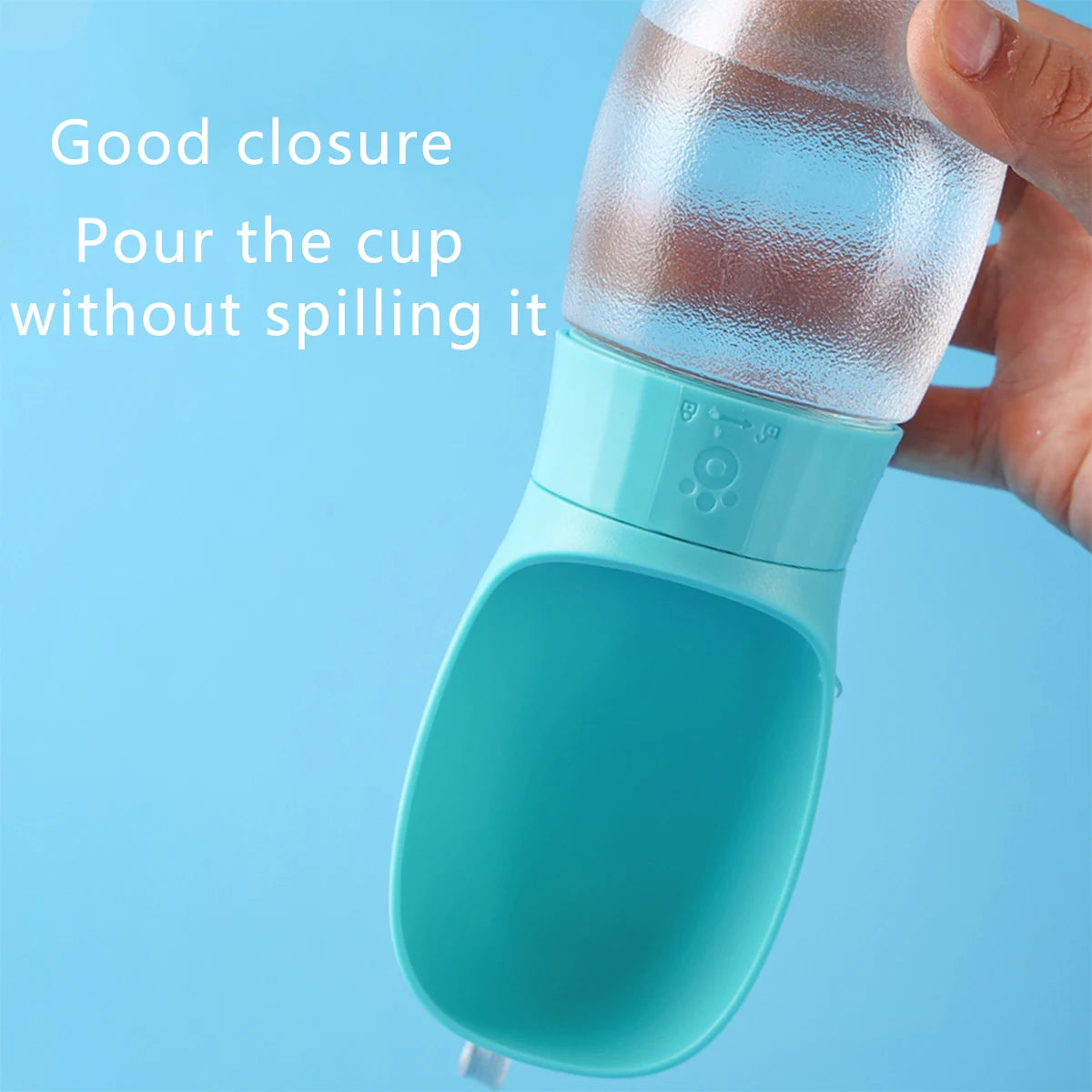 300ml/500ml Pet Water Bottle Portable Drinking Bowl For Dogs And Cats Travel Hiking