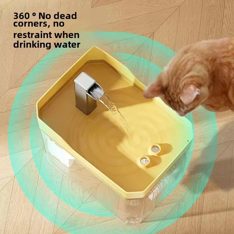 Cat Water Fountain Cat automatic water dispenser filters circulating flowing water intelligent pet automatic water dispenser