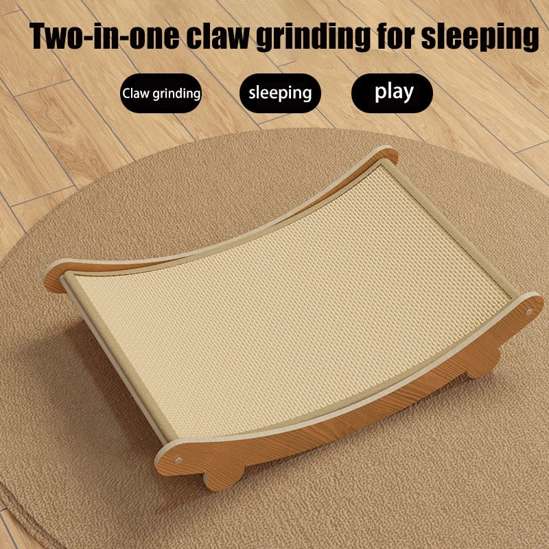 Removable cat scratching board wear-resistant and hair-proof multifunctional cat bed suitable for cats to chew cat toys