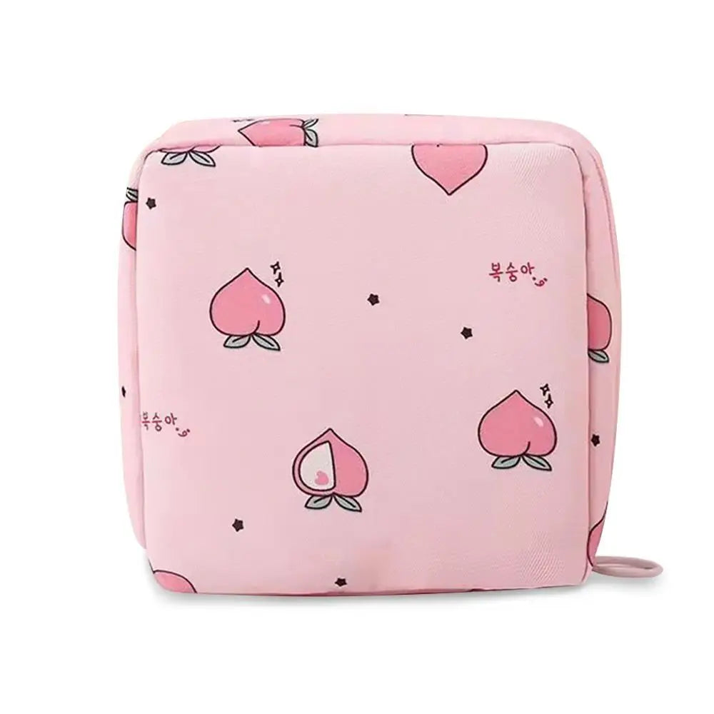 Napkin Credit Card Holder Makeup Organizer Headphone Case Sanitary Mat Bag Sanitary Bag Change Purse Tamper-Proof Storage Bag