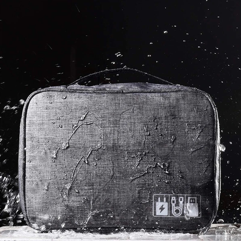 Multi-functional Large Capacity Cable StorageBag Waterproof  USB Data Line Charger Headphone StorageBag Travel cable storage Bag