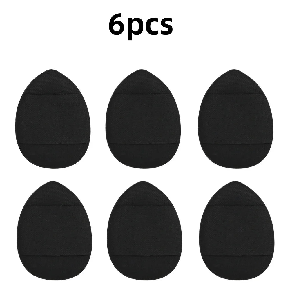 6Pcs Mini Finger Puff Foundation Small Air Cushion Powder Sponge Face Concealer BB Cream Cosmetic Applicator Makeup Tools