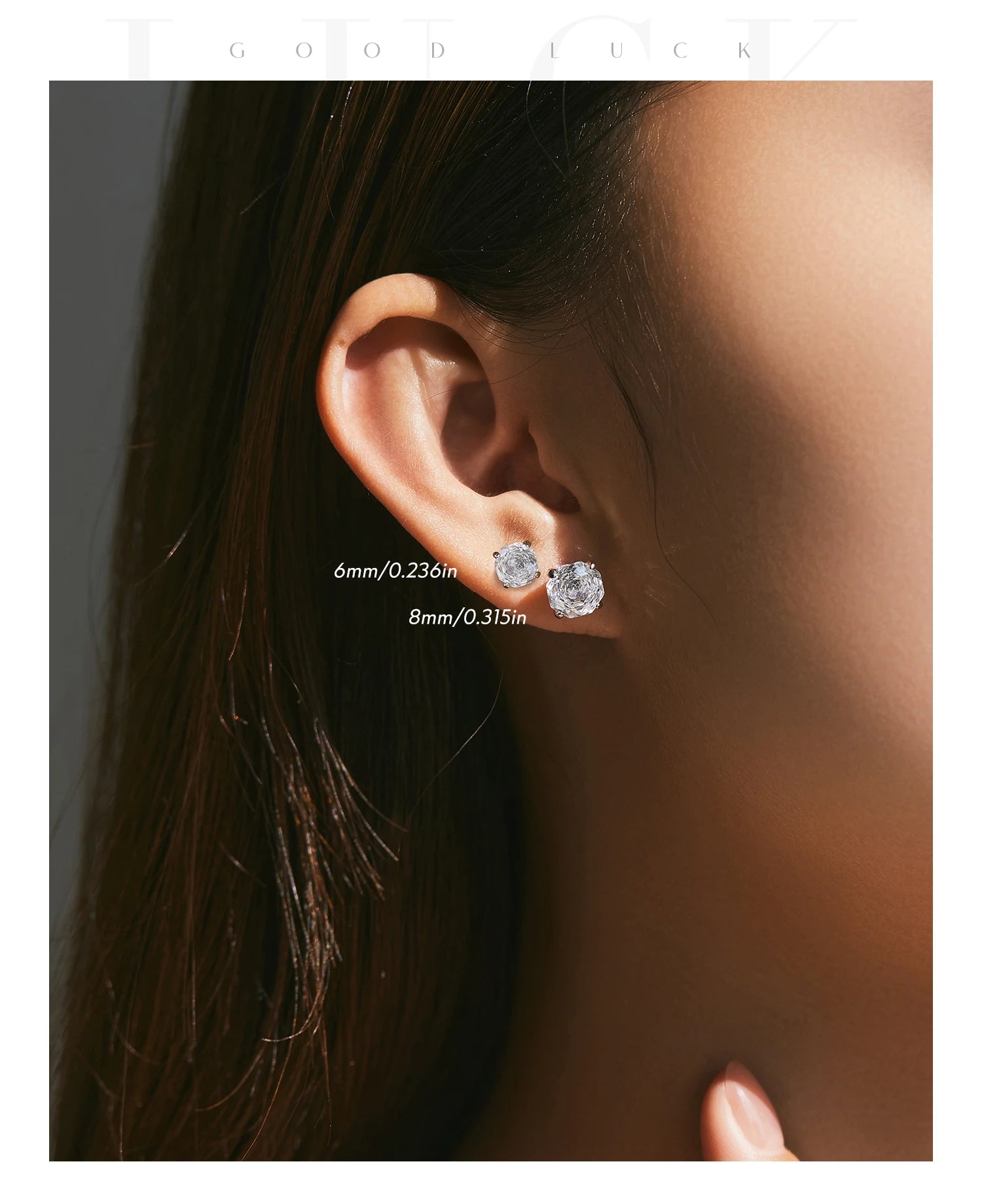 MODIAN 925 Sterling Silver Polygon Multi-Color Rose Cut Cubic Zirconia Luxury Stud Earrings For Women Party Fine Jewelry