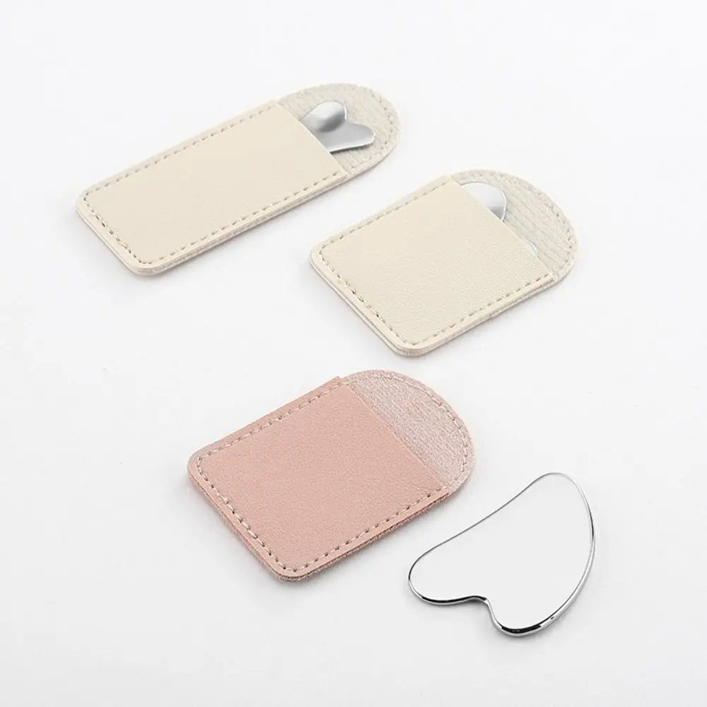 Gua Sha Scraper Heart Shape Universal Face Massager Guasha Massage Tool for Facial Beauty Eye Massage
