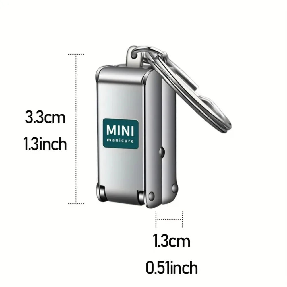 Nail Clippers Collapsible Portable Travel Nail Cutter Fingernail Scissors Trimmer Stainless Steel Pedicure Manicure Tools