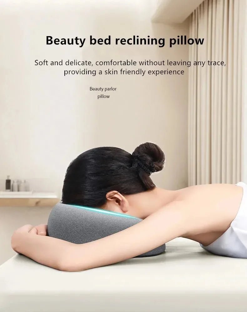 Face Down Pillow Desk Nap Pillow Prone Resting Comfort Memory Foam Ergonomics Home Massage Headrest for Beauty Salon