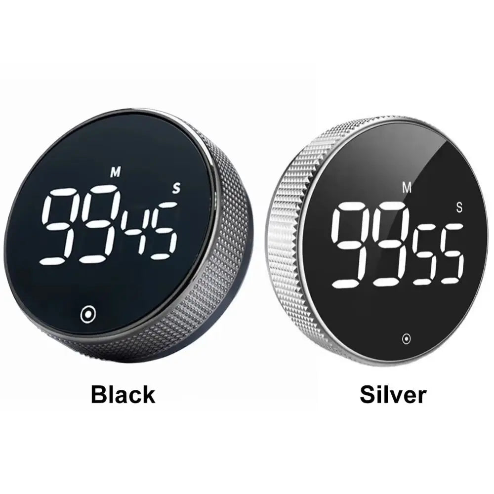 Large LED Display Magnetic Kitchen Timer Manual Operation Countdown Function Digital Timer Magnetic Base Countup Function