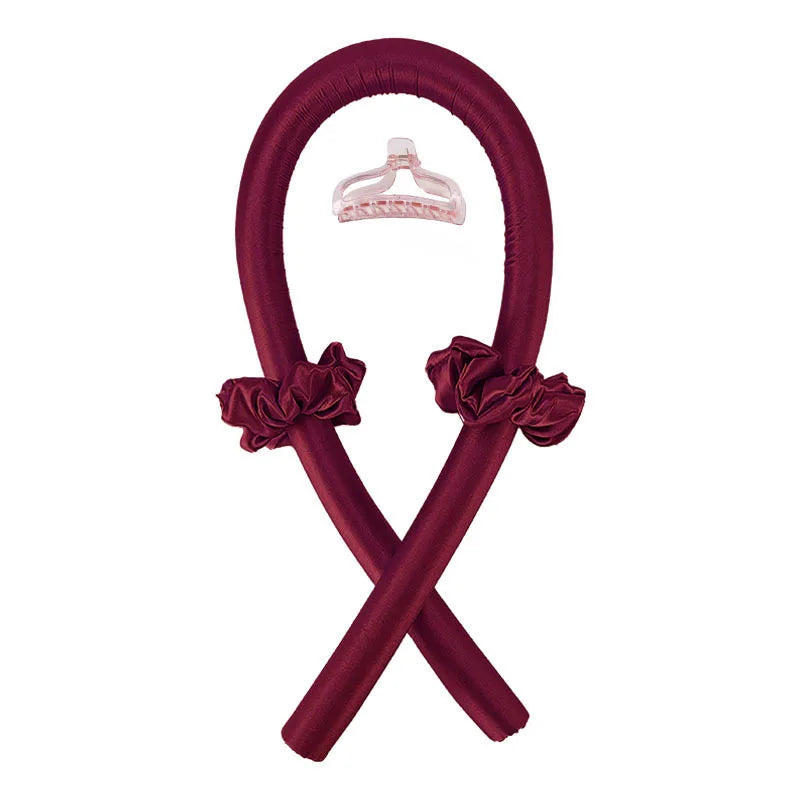 Heatless Curling Rod Headband Silk Curls Ribbon Hair Rollers Sleeping Soft Headband Lazy Hair Curlers Hair Styling Tools