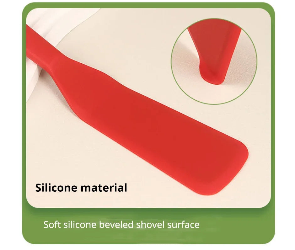 Baking Tools 7 Color Silicone Frying Shovel Non-stick Surface Kitchen Pancake Fried Egg Transfer Shovel Steak Shovel Kitchen