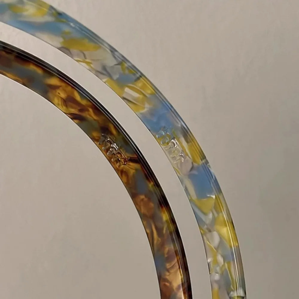 New Acetic Acid Headband Non-Clamping Ear Bone Hair Accessories For Women Fashion Sweet Hair Ornament Girls Hairband