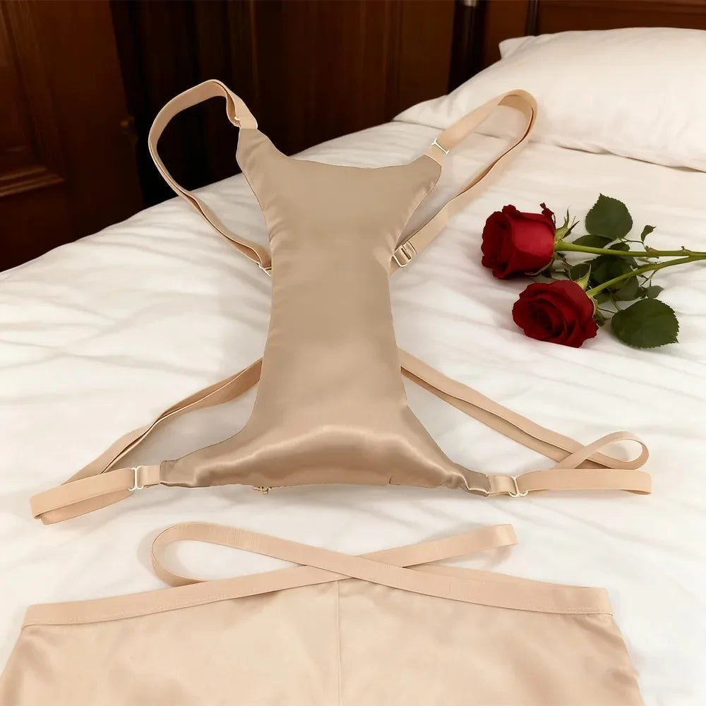 Breast Pillow Chest Wrinkles Side Sleeping Wrinkle Prevention Chest Wrinkle Pillow Sleep Anti-Wrinkle Chest Pad Massage Cushion