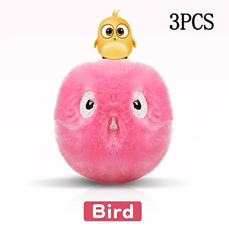 Interactive Ball Smart Cat Toys Plush Electric Catnip Training Toy Kitten Touch Sounding Pet Product Squeak Toy Ball