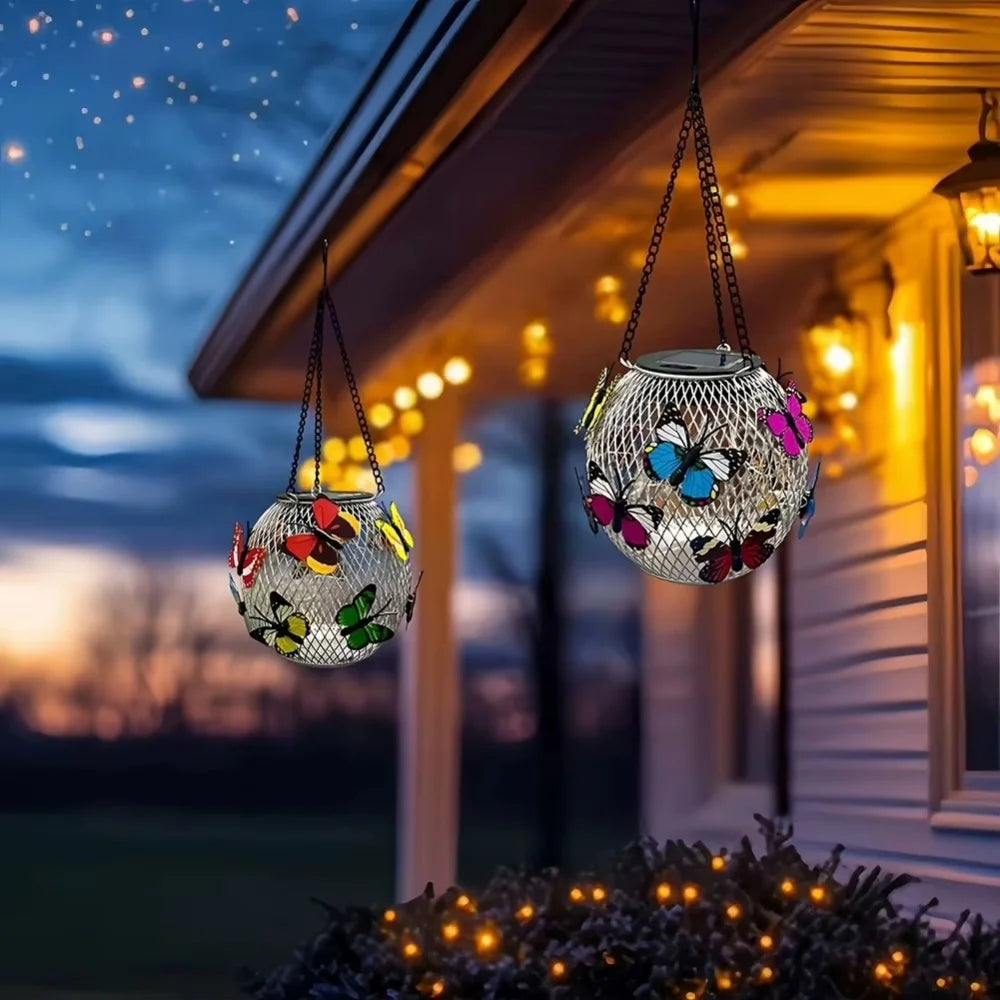 Solar Lantern Led Light Led Solar Lights Desktop Waterproof Decorative Hanging Lights For Tree Garden Yard Dusk-To-dawn Lights
