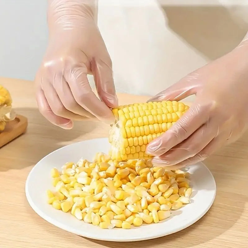 Disposable TPE Gloves Household Cleaning TPE Gloves Kitchen Bathroom Beauty Hairdressing Waste Disposal