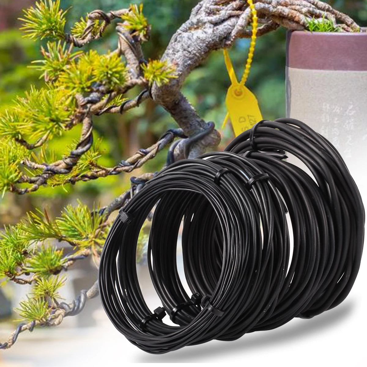 5/10m Bonsai Wire Plant Stand Fixing Bonsai Branches Training Wire Gardening Supplies Bonsai Shape Aluminum Wire for Bonsai Tool