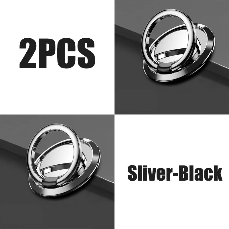 Finger Ring Holder Stand Grip 360 Rotating For Mobile Phone Car Magnetic Mount Phone Back Sticker Pad Unniversal Bracket