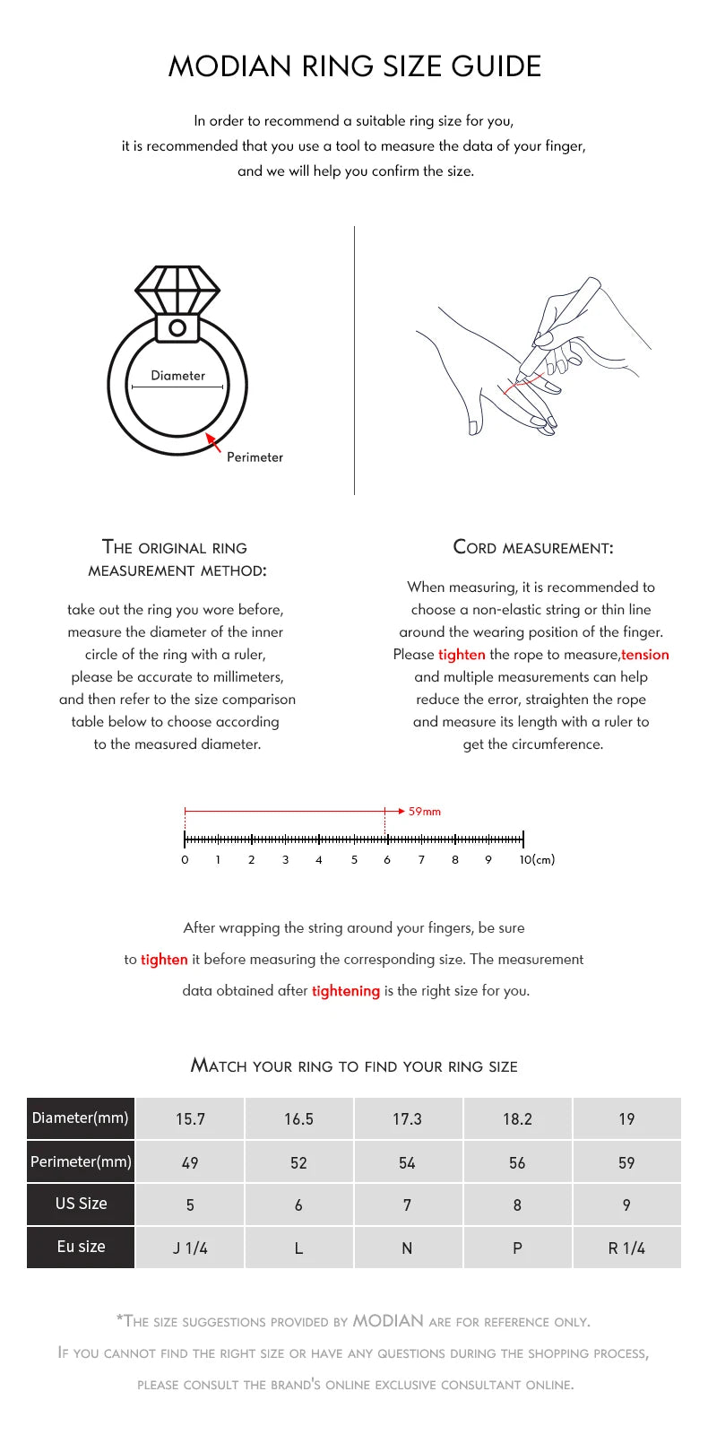 Modian Solid 925 Sterling Silver Simple Round Clear CZ Finger Rings For Women & Girls Cassic Wedding Statement Fine Jewelry Gift