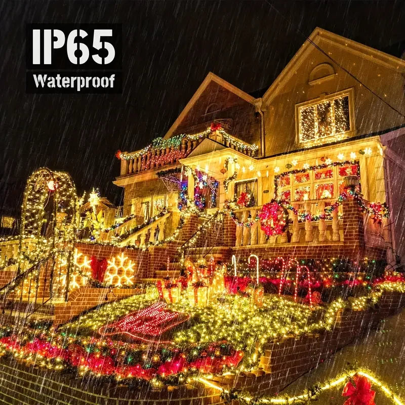 LED Solar Lights Fairy String Lights Waterproof 8 Modes for Garden Tree Decor Garden Lights Outdoor