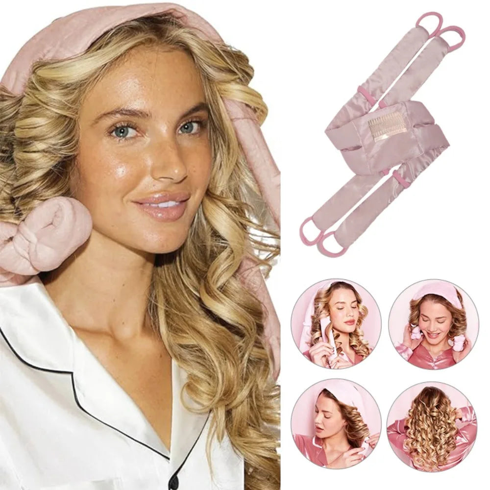 4-Arm Design Soft Overnight Curlers Hair Rollers Heatless Curls Overnight Hair Curlers To Sleep Beach Waves No Heat Curling Rod