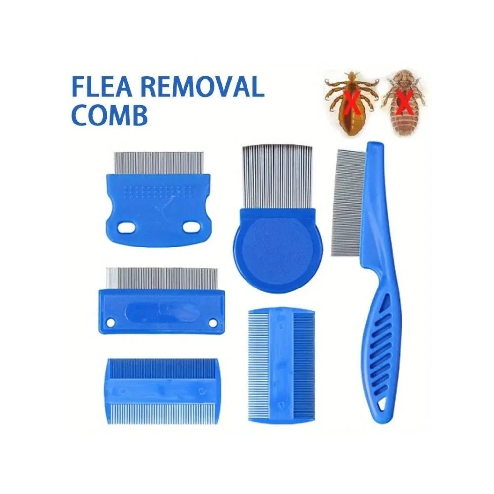 6Pcs/Set Lice Comb Easily Removes Eggs Lices Combs Dandruff Combs Long Lasting Non Deformation Lices Removal Head Lice Comb