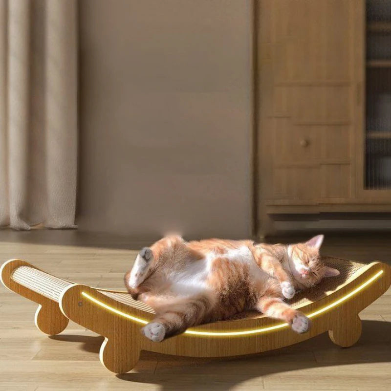 Removable cat scratching board wear-resistant and hair-proof multifunctional cat bed suitable for cats to chew cat toys