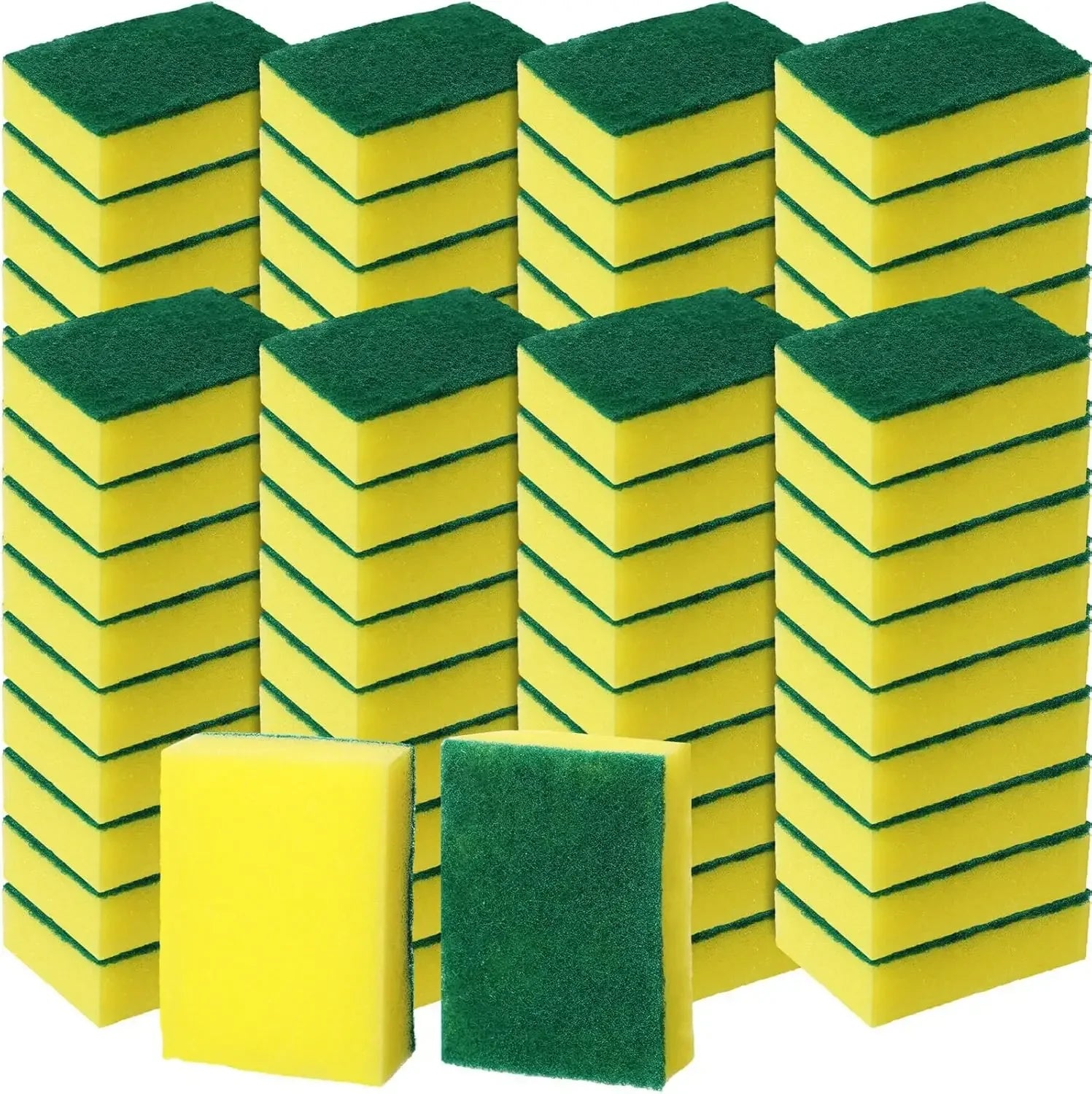 Magic Cleaning Sponges Double-sided Kitchen Sponge Wipes Reusable Pan Pot Dishwashing Scouring Pads Brush Clean Tools