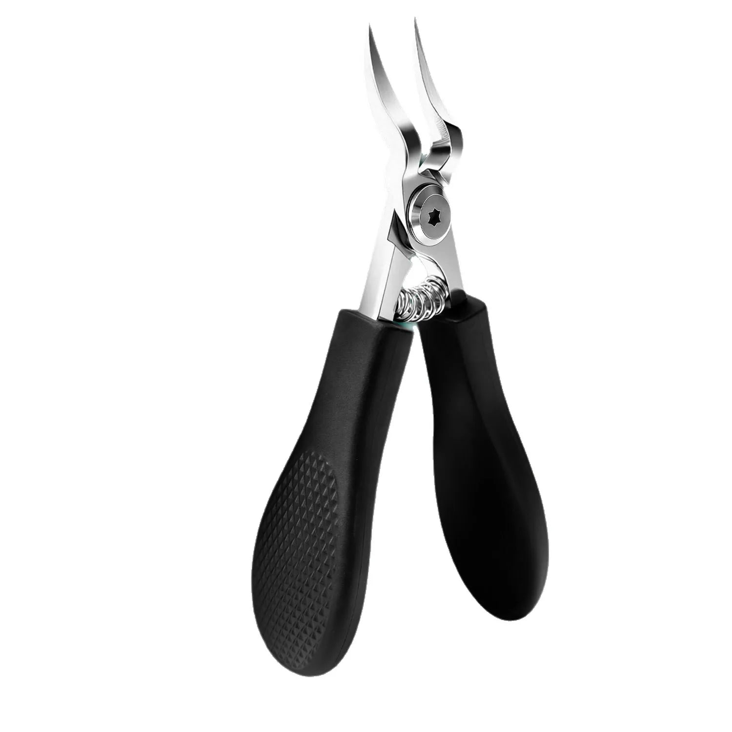 1pc Heavy-Duty Stainless Steel Thick Toenail Fingernail Clipper for Adults Professional-Grade Curved Blade with Sharp Serrated