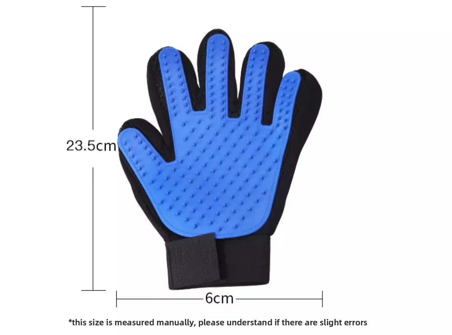 1/2PCS Gentle Pet Deshedding Glove 2-in-1 Bath Brush Massager Soft Silicone Tips for Dogs And Cats During Grooming Washing