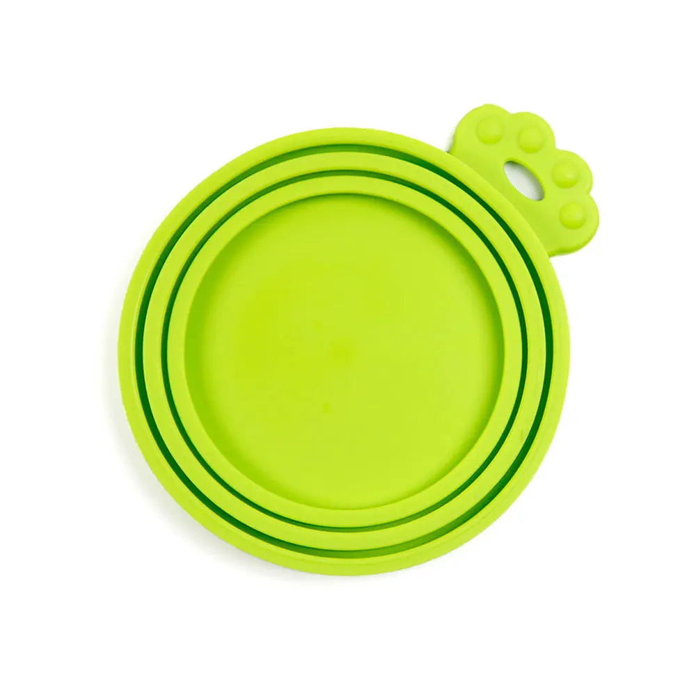 Silicone World Silicone Canned Lid 3 In 1 Reusable Food Storage Keep Fresh Cover Cans Cap Pet Can Box Cover Silicone Can Lid