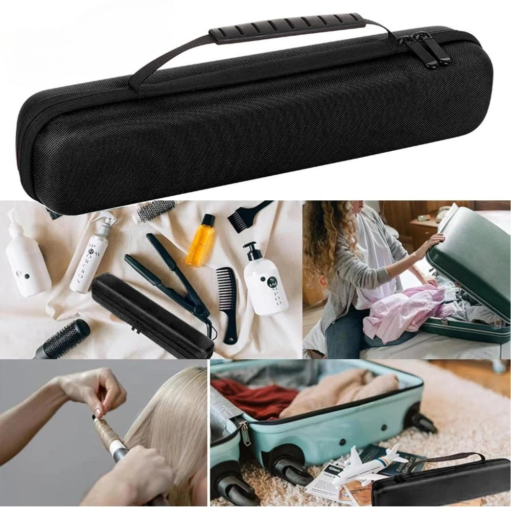 Curling Iron Travel Case Hard Carry Bag Straightener Curling Irons Styler Handle EVA Flat Cases Vacation Styling Accessories