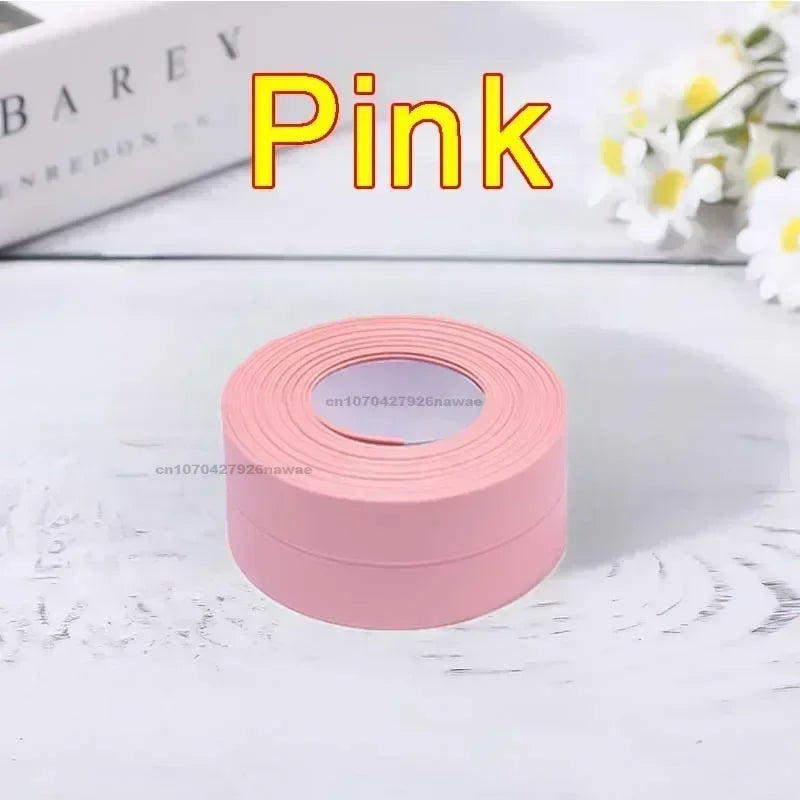 PVC Sealing Tape For Bathroom Kitchen Caulk Strip Tape Self Adhesive Waterproof Wall Stickers Mold Proof Sealing Tapes