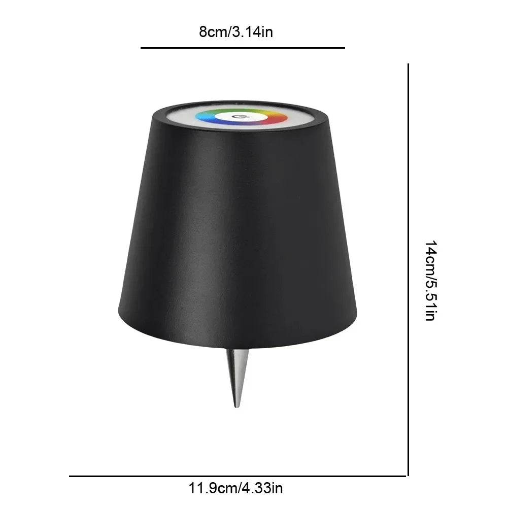 Wireless Table Lamp For Wine Bottles LED Bottle Light For Outdoor Use Touch Control Ideal For Restaurants Bars Festival Party