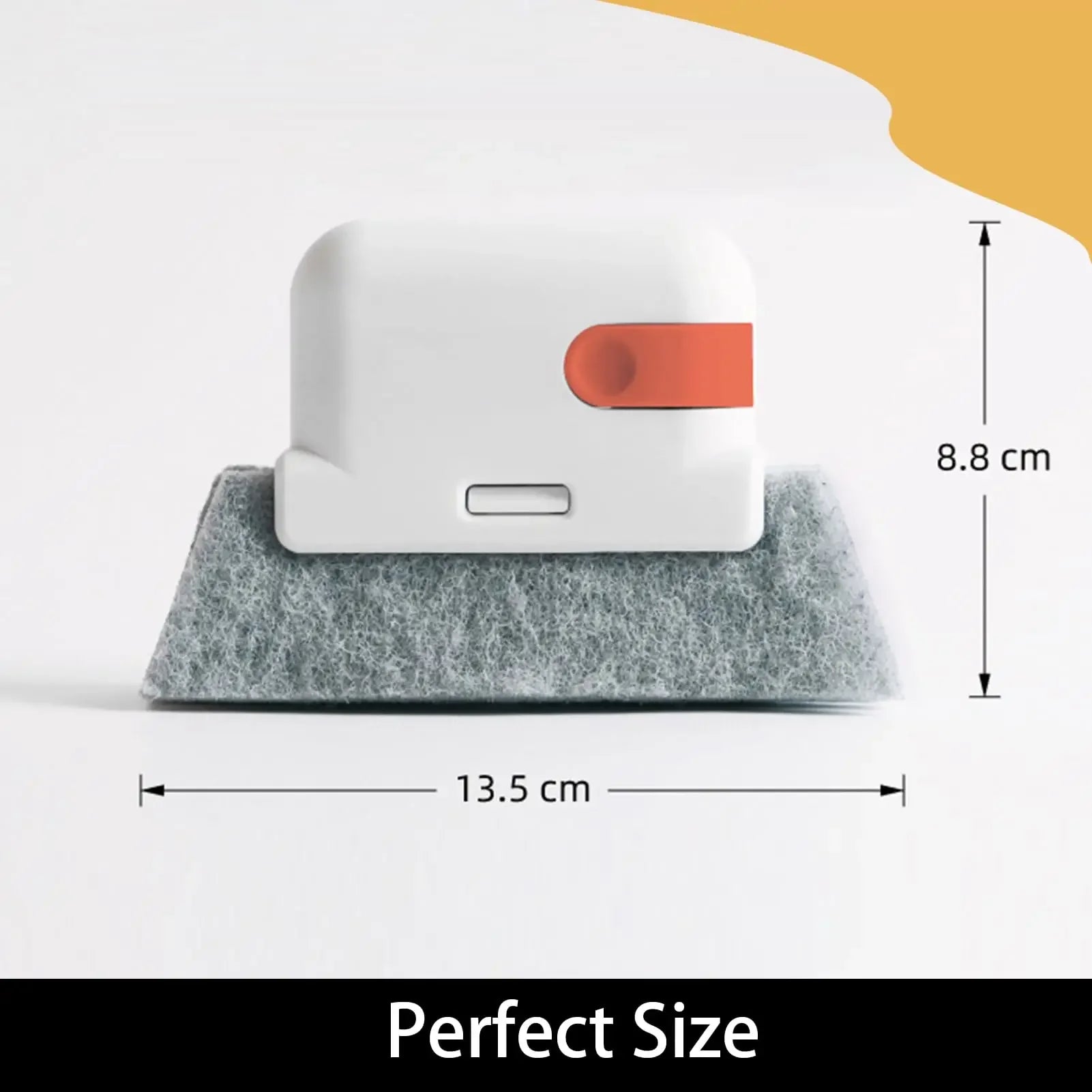 Glass Window Groove Frame Cleaning Brush Tool Multi Functional 2 in 1 Sliding Door Track Groove Brush glass Dead Corner Gap Brush