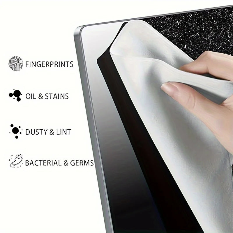 Ultra-Soft Microfiber Cleaning Cloths Notebook Screen Keyboard Protector For MacBook Pro 13-14/15-16 Inch