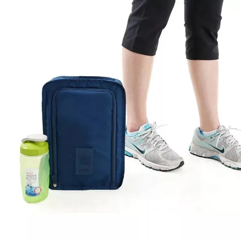 Portable Shoe Bags Travel Dust-Proof Holds Multifunction Waterproof Folding Storage High Capacity Student Shoe Pouch Organizer